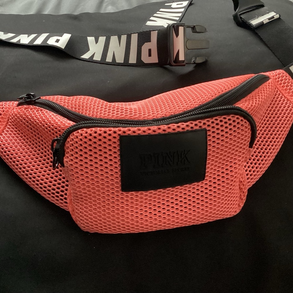 PINK Victoria’s Secret Mesh Belt Bag